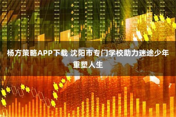杨方策略APP下载 沈阳市专门学校助力迷途少年重塑人生
